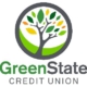 A colorful tree inside a circle on top of the words GreenState Credit Union.